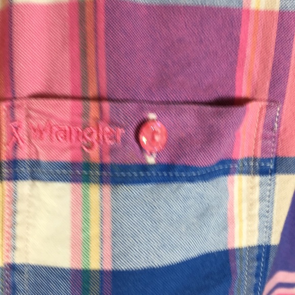 Wrangler Long Sleeve Western Shirt Size M - Picture 3 of 8